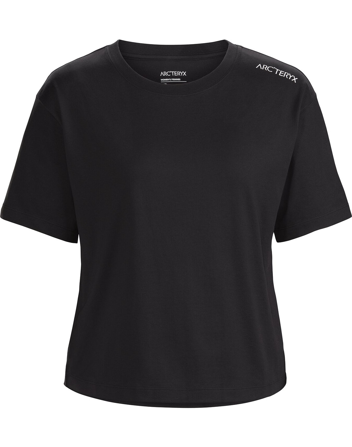T-shirt Arc'teryx Off Center Crop Donna Nere - IT-363559